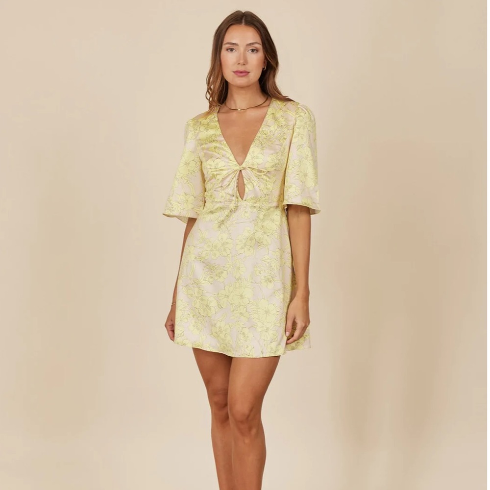PARK AND FIFTH ~ Kendal tie mini dress